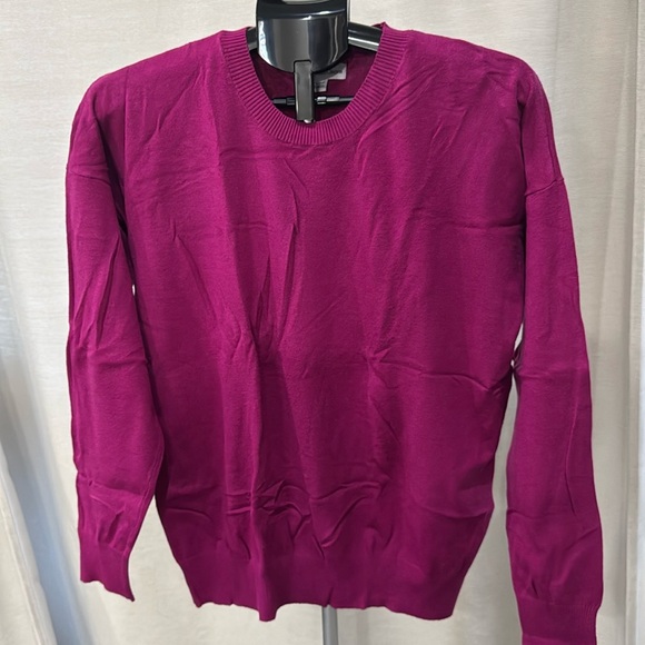 Calvin Klein jeans  fuschia swetaer. XL womens. - Picture 1 of 6